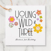 Jong, Wild & Drie | B-Day Favorietabs | Glimlachen Bedankjes Labels (Voorkant)