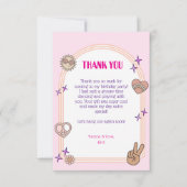 Jong, Wild, & Drie Dankkaart Bedankkaart (Voorkant)