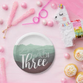 Jong Wild & Drie | Derde verjaardagsfeest Papieren Bordje (Feest)