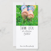 Jong, Wild & Drie | Foto Dankkaart | Kleur  Bedankkaart (Voorkant)