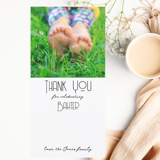 Jong, Wild & Drie | Foto DankYou Kaart | Kleur