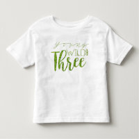 Jong Wild & Drie | Groene Glitter | 3e verjaardag
