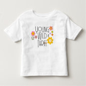 Jong, Wild & Drie | Kind Verjaardag T-shirt | Glim (Voorkant)