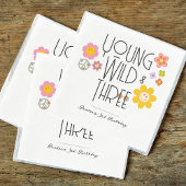 Jong, Wild & Drie | Kind Verjaardagsservetten | Gl Servet