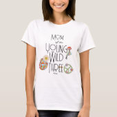 Jong, Wild & Drie | Meisje Verjaardag T-shirt | Bo (Voorkant)