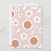 Jong Wild Drie Peach Liefdesfeestje 3e verjaardag Kaart (Achterkant)