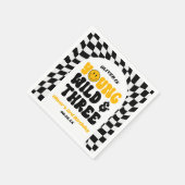 Jong Wild & Drie Retro Derde 3e Verjaardagsfeestje Servet (Hoek)