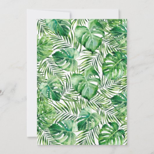 Jong Wild & Drie Safari 3e Verjaardagsfeest Kaart (Achterkant)