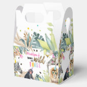 Jong Wild Drie Safari Party Dieren 3e Verjaardag Bedankdoosjes (Geopend)