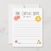 Jong, Wild & Drie | Time Capsule Note | Glimlachen Notitiekaartje (Voorkant)