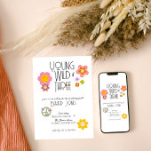 Jong, Wild & Drie | Uitnodiging voor 3e verjaardag