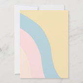 Jong, Wild & Drie Verjaardagen Uitnodigen - Groovy Kaart (Achterkant)