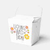 Jong, Wild & Drie | Verjaardagsgunstvakken | Gliml Bedankdoosjes (Voorkant Zijde)