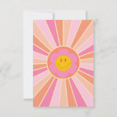 Jong, Wild & Drie | Verjaardagskaart | Roze Bedankkaart (Achterkant)