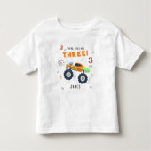 Jong Wild En Drie 3e Verjaardag Kinderen Monster A Kinder Shirts (Voorkant)