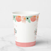 Jong, Wild en Drie Aangepaste Eerste Dag Papieren Bekers (Rechts)