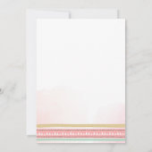 Jong wild en drie Bedankkaart Veren Boho (Achterkant)