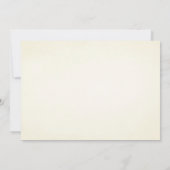 Jong wild en drie Bedankkaart Veren Boho Kaart (Achterkant)