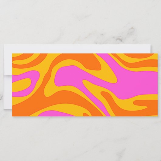 Jong, Wild en Drie - Groovy Ticket Kaart (Achterkant)