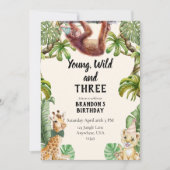 Jong, wild en drie kaart (Voorkant)