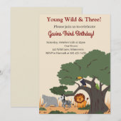 Jong, Wild en Drie! Kaart (Voorkant / Achterkant)