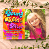 Jong, Wild en Drie met Foto Kaart