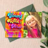 Jong, Wild en Drie met Foto Kaart