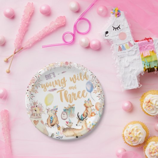 Jong, Wild en Drie Papieren Bordje (Feest)