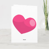 Jong Wild en Drie Roze 3de Verjaardag Kaart (Achterkant)