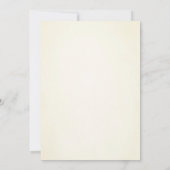 Jong wild en drie uitnodigen Meisje Roze Goud 3e Kaart (Achterkant)