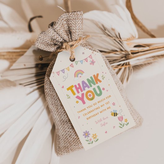 Jong Wild en Drie Verjaardag Cadeaulabel