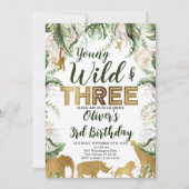 Jong Wild en Drie Verjaardag, Safari, Oerwoud Kaart (Voorkant)