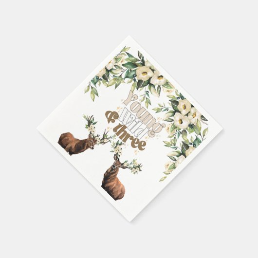 Jong wild en gratis bosfeest Papier Servet (Hoek)