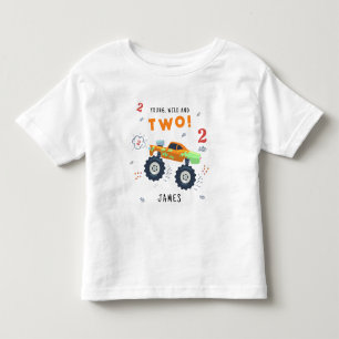 Jong, Wild En Twee 2e Verjaardag Kinderen Monster Kinder Shirts