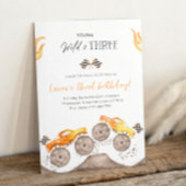 Jong, Wild & THREE Oranje Monster Truck 3de Verjaa Kaart