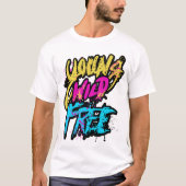 Jong Wild Vrij T-shirt (Voorkant)