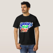 Jong Wild Vrij T-shirt (Voorkant volledig)