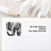 Jonge Afrikaanse olifanten Etiket (Insitu)