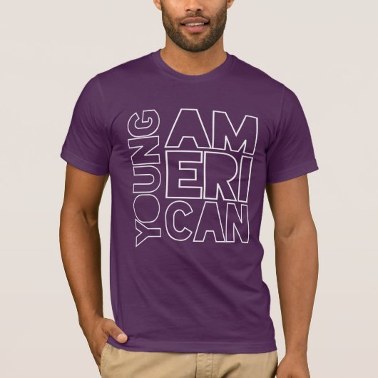 Jonge Amerikaan T-shirt (Voorkant)