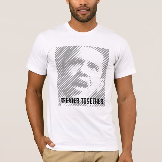 Jonge Amerikanen voor Obama 2012 T-shirt (Voorkant)