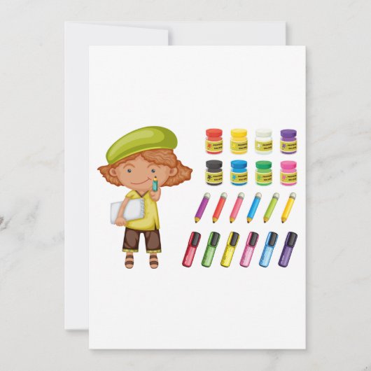 Jonge artistieke uitvindingen kaart (Voorkant)