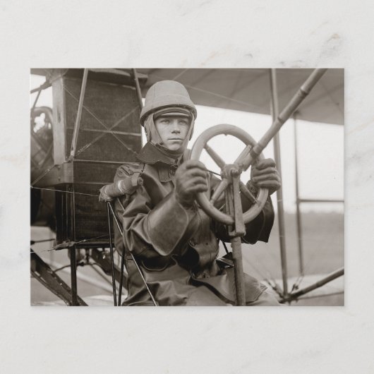 Jonge Aviator, 1912 Briefkaart (Voorkant)