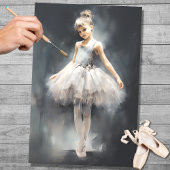 Jonge Ballerina 1 Decoupage Papier