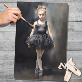 Jonge Ballerina 2 Decoupage Papier
