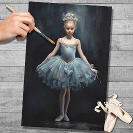 Jonge Ballerina 3 Decoupage Papier