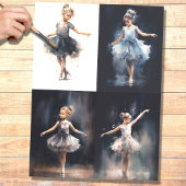 Jonge Ballerina Collage 1 Decoupage Papier