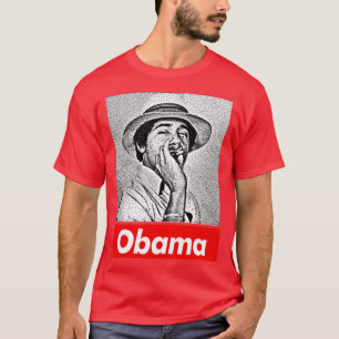 Jonge Barack Obama 8bit Fan Art T-shirt