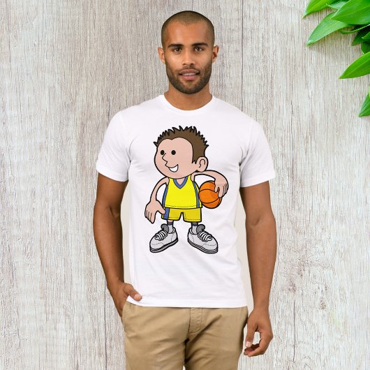 Jonge basketballer Mannen T-shirt