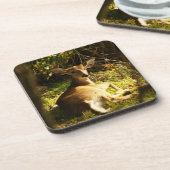 Jonge bok in de Meadow Bier Onderzetter (Linkerzijde)