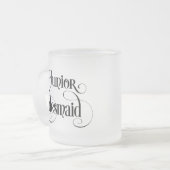 Jonge bruidsmeisje matglas koffiemok (Voorkant links)